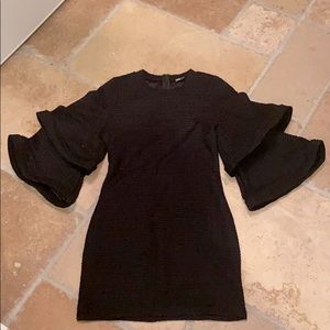Black cocktail dress